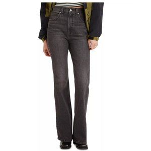 Levi's 70s High-Rise Flare-Leg Jeans Size 28 Just a Hint Black